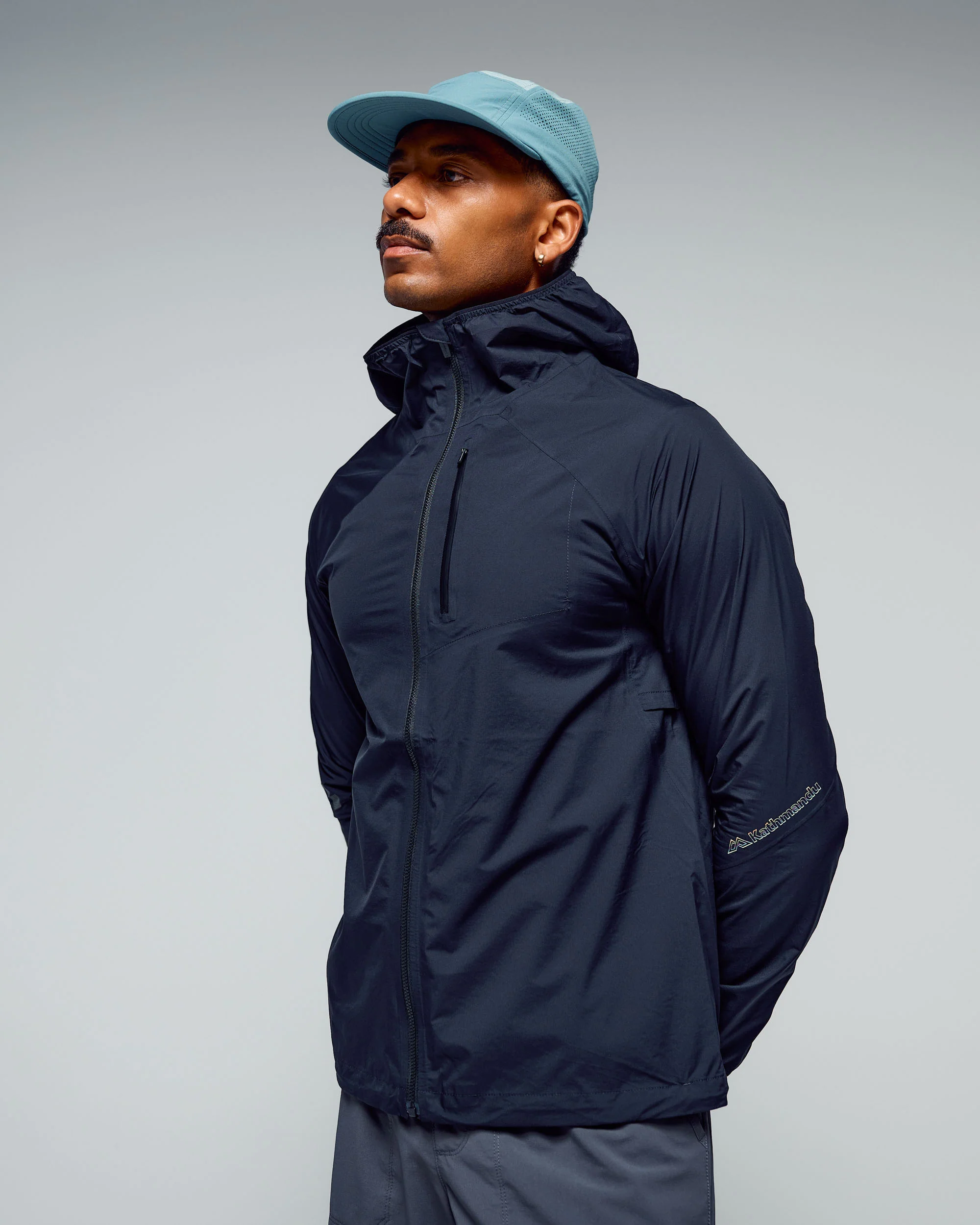 Men's Seeker 2.5L Rain Jacket - Black Stingray