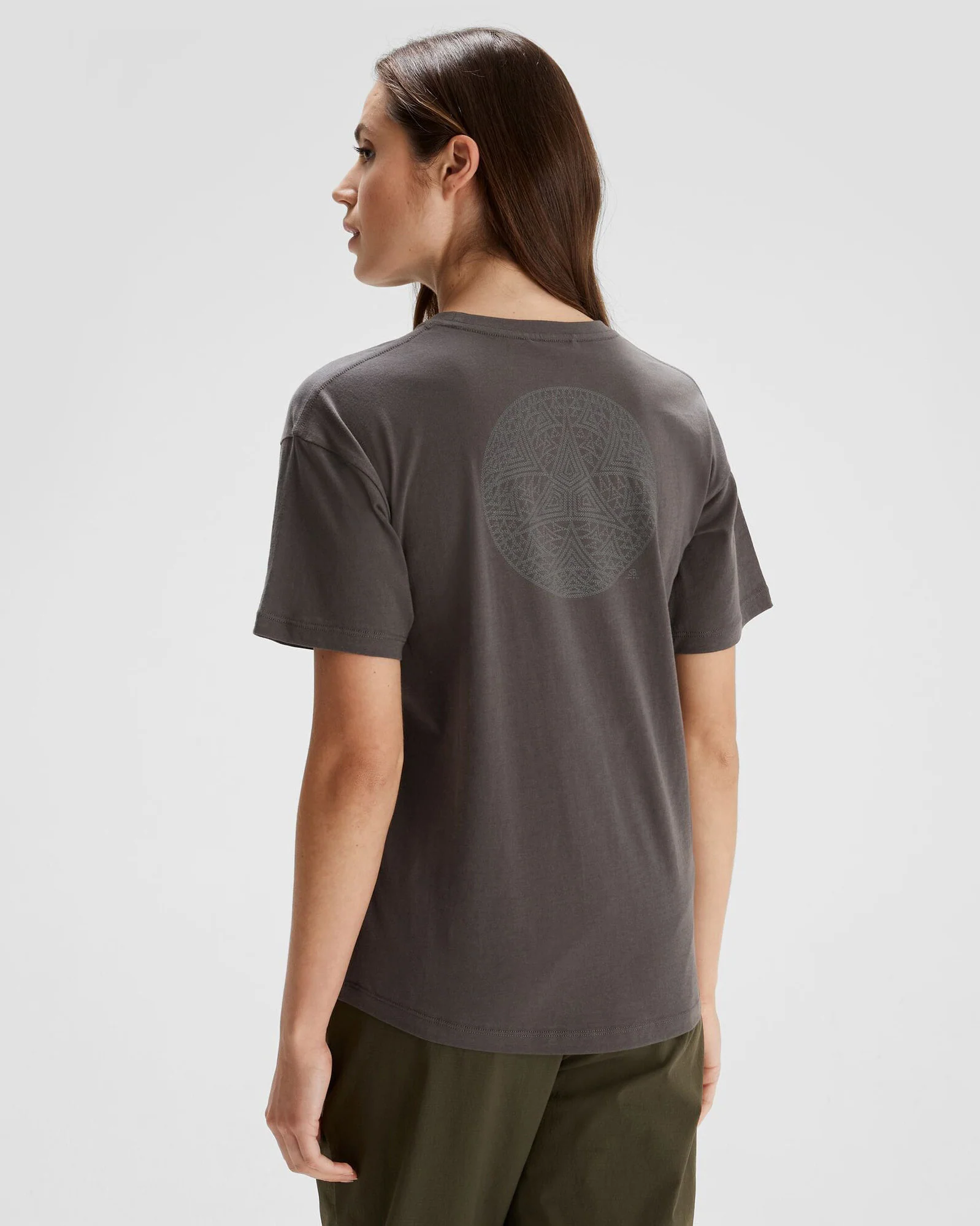 Women's Simon Beck Organic Cotton T-shirt - Metal - Image 3