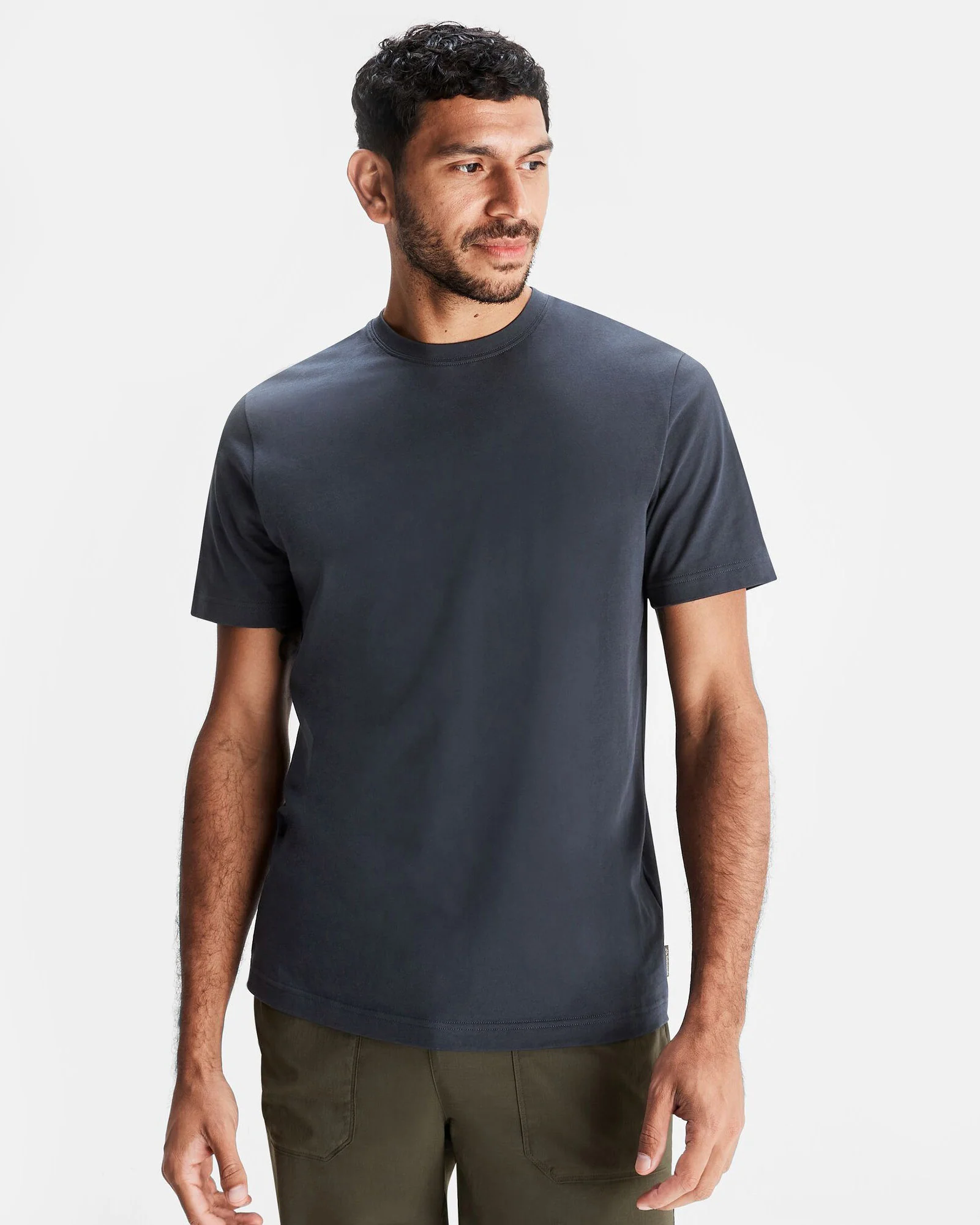 Men's Solid Organic Cotton T-shirt - Pure Navy