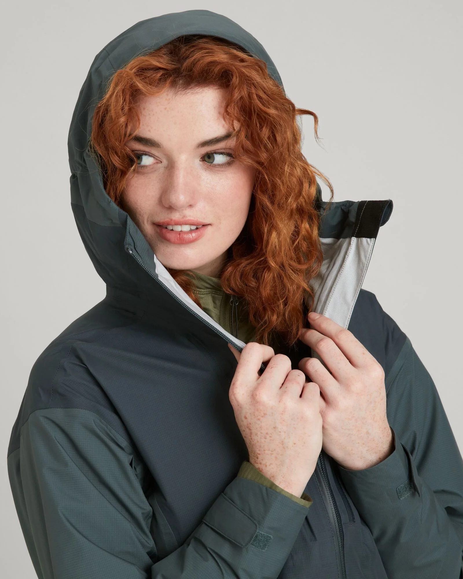 STORM-Chaser 3 Layer Women's Rain Jacket - Night/Light Night - Image 7