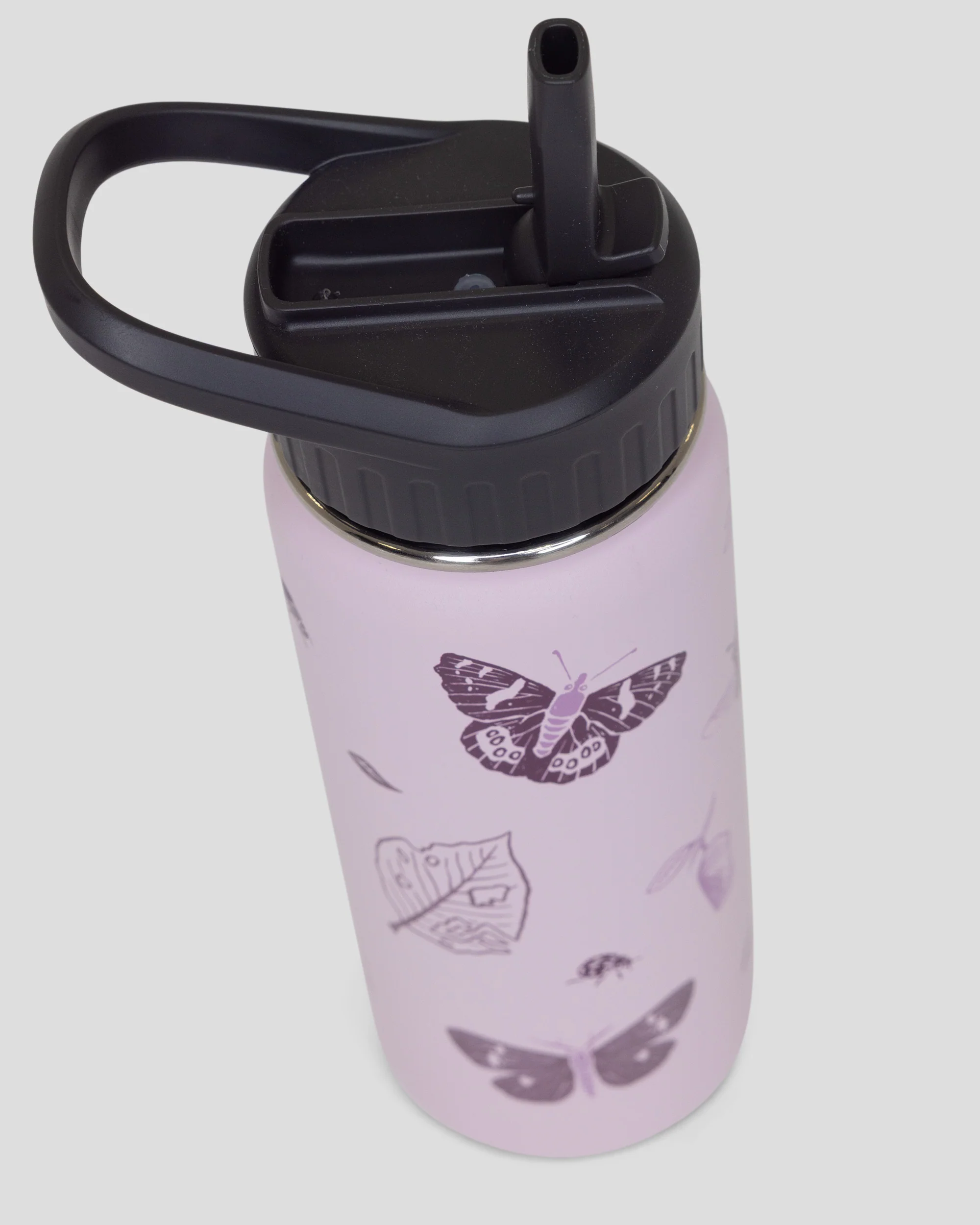 Kids' Straw Lid Insulated Bottle - 530 ml - Stardust - Image 3