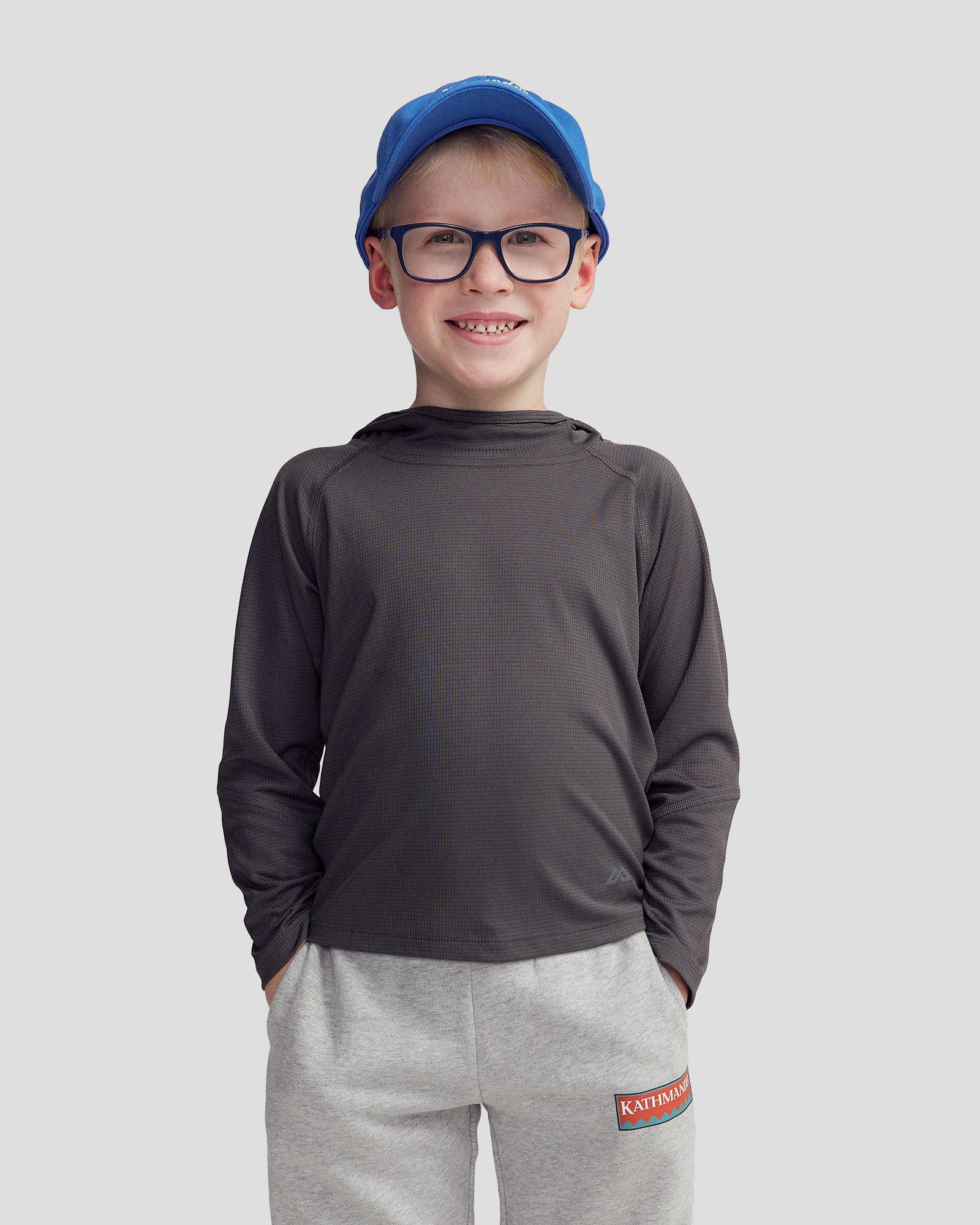 Kids' SUN-Stopper LT Hoodie - Shale