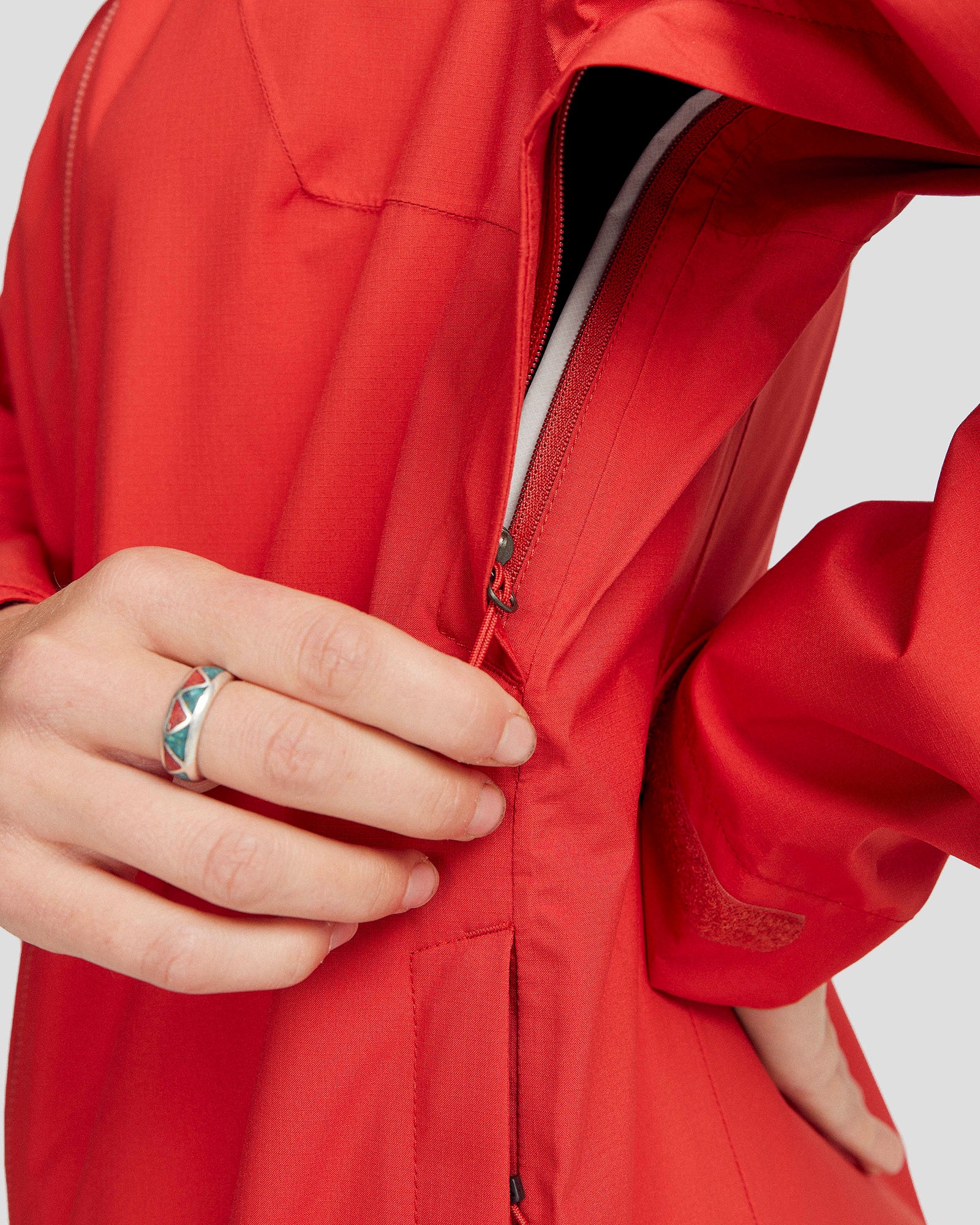 Women's Trailhead Stretch 2.5-layer Rain Jacket - Spicy Chilli Pepper - Image 5