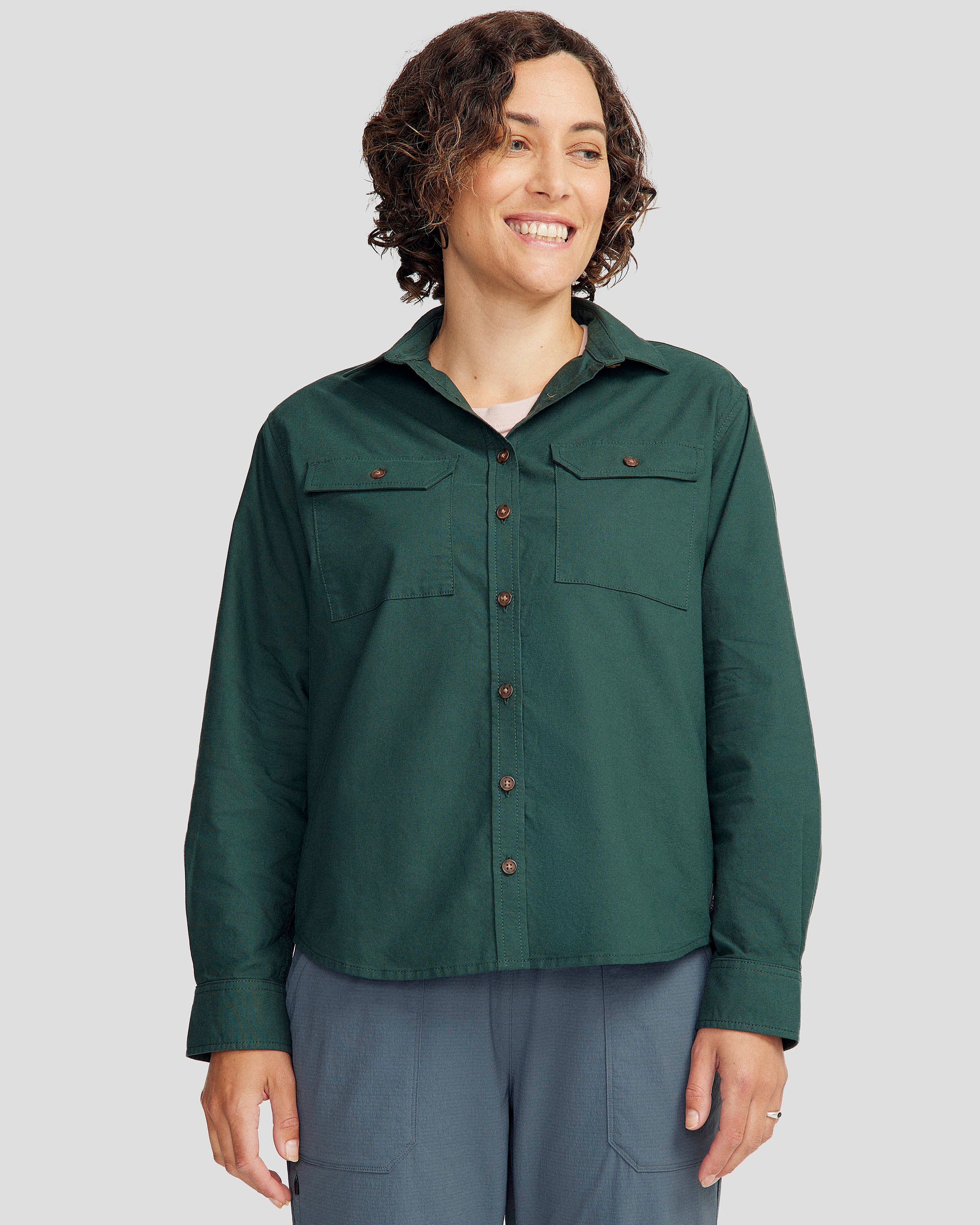 Vander HT Women's Long Sleeve Shirt - Deep Forest