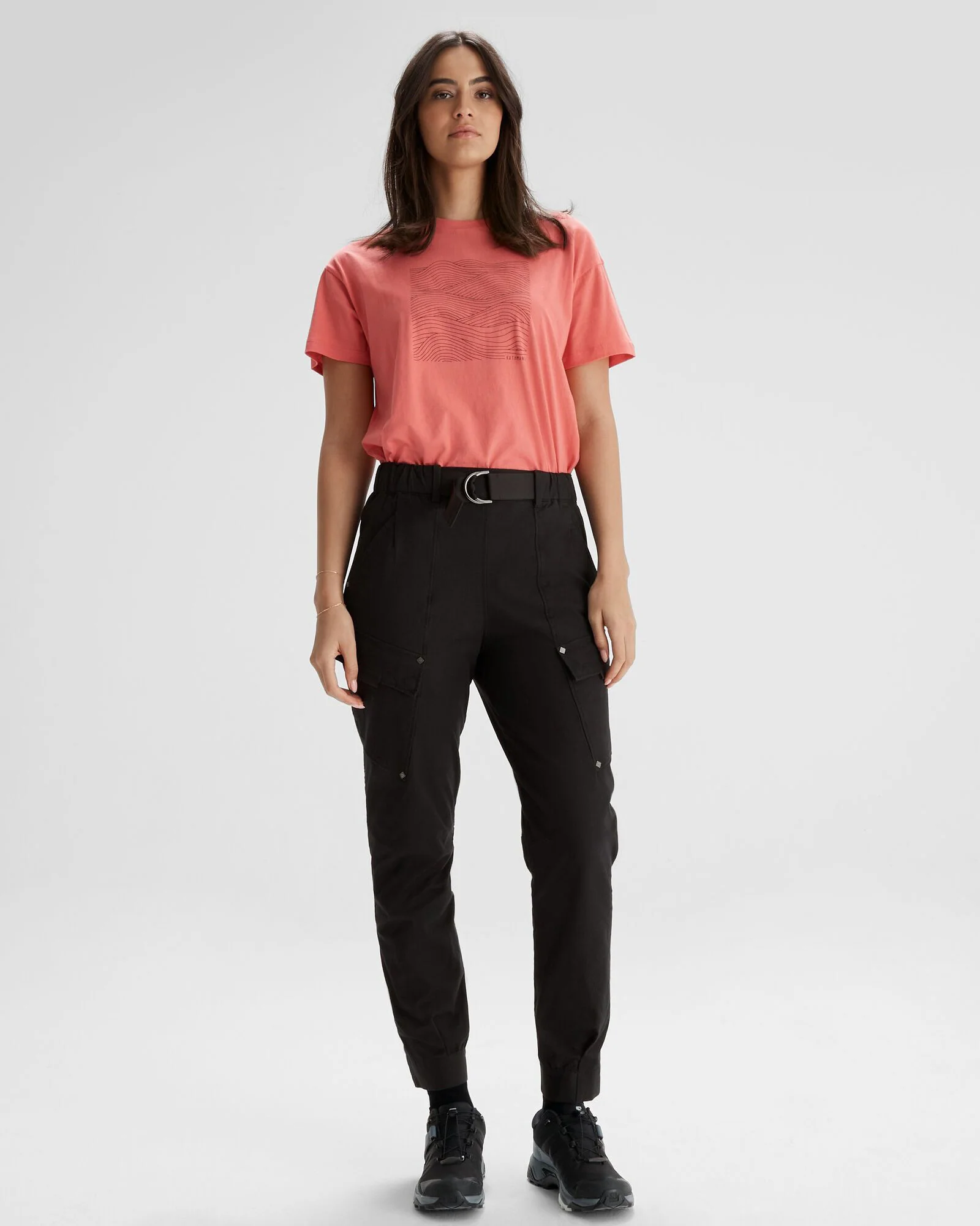 Women's Vander Cargo Pants - Black - Image 2