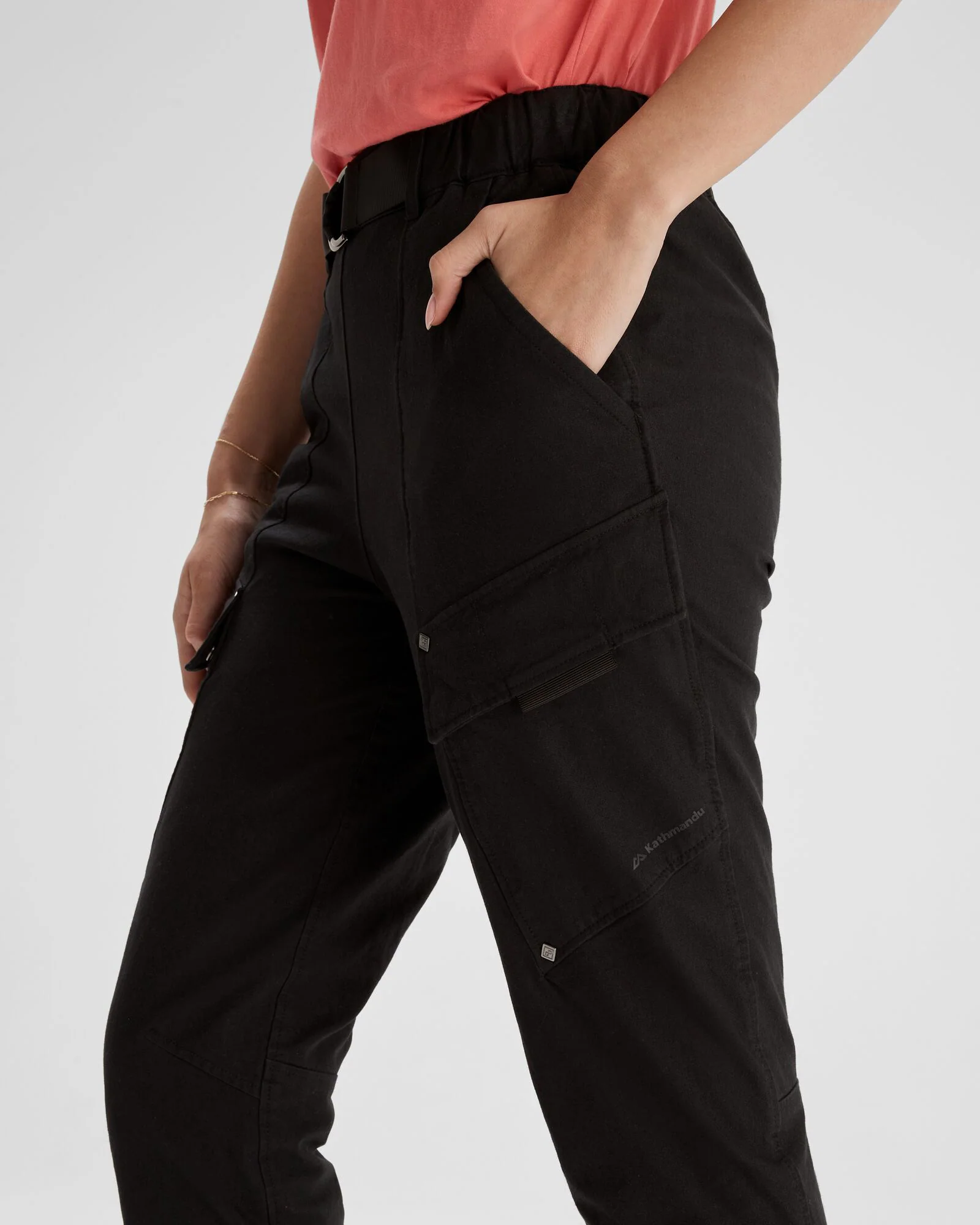 Women's Vander Cargo Pants - Black - Image 5