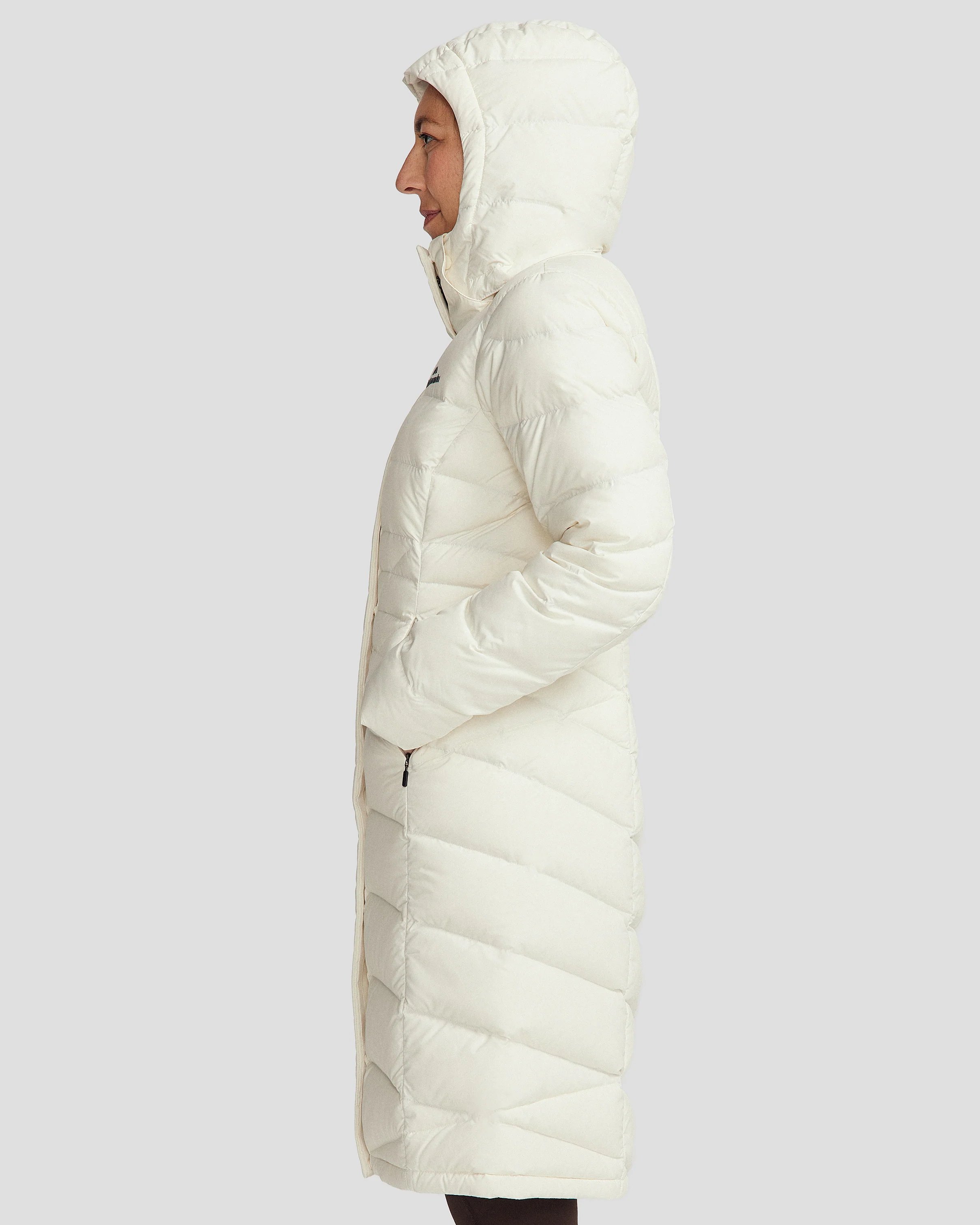 Women's Winterburn Longline Down Jacket v2 - Natural - Image 5