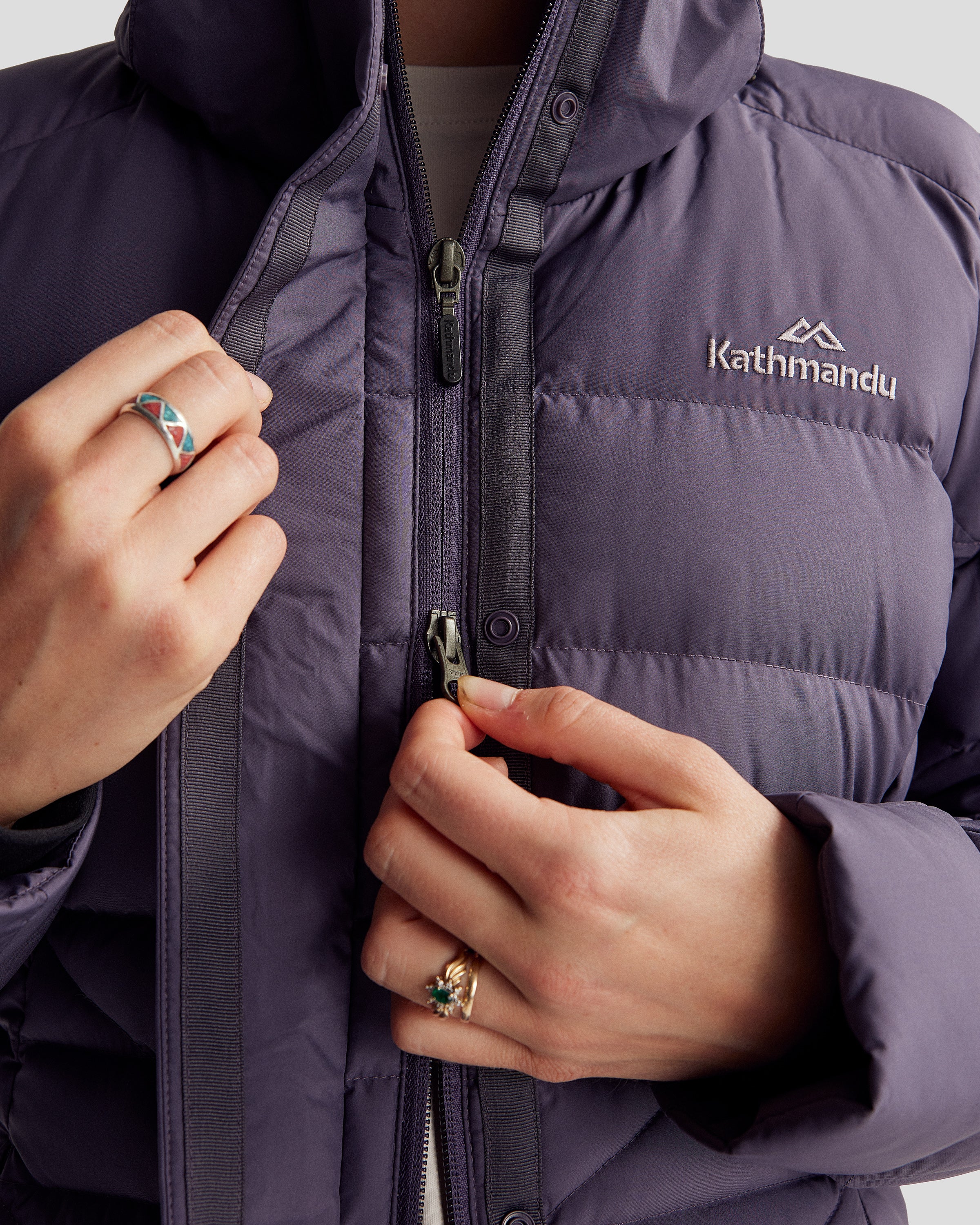 Winterburn Women's Longline Down Jacket v2 - Orbit - Image 10