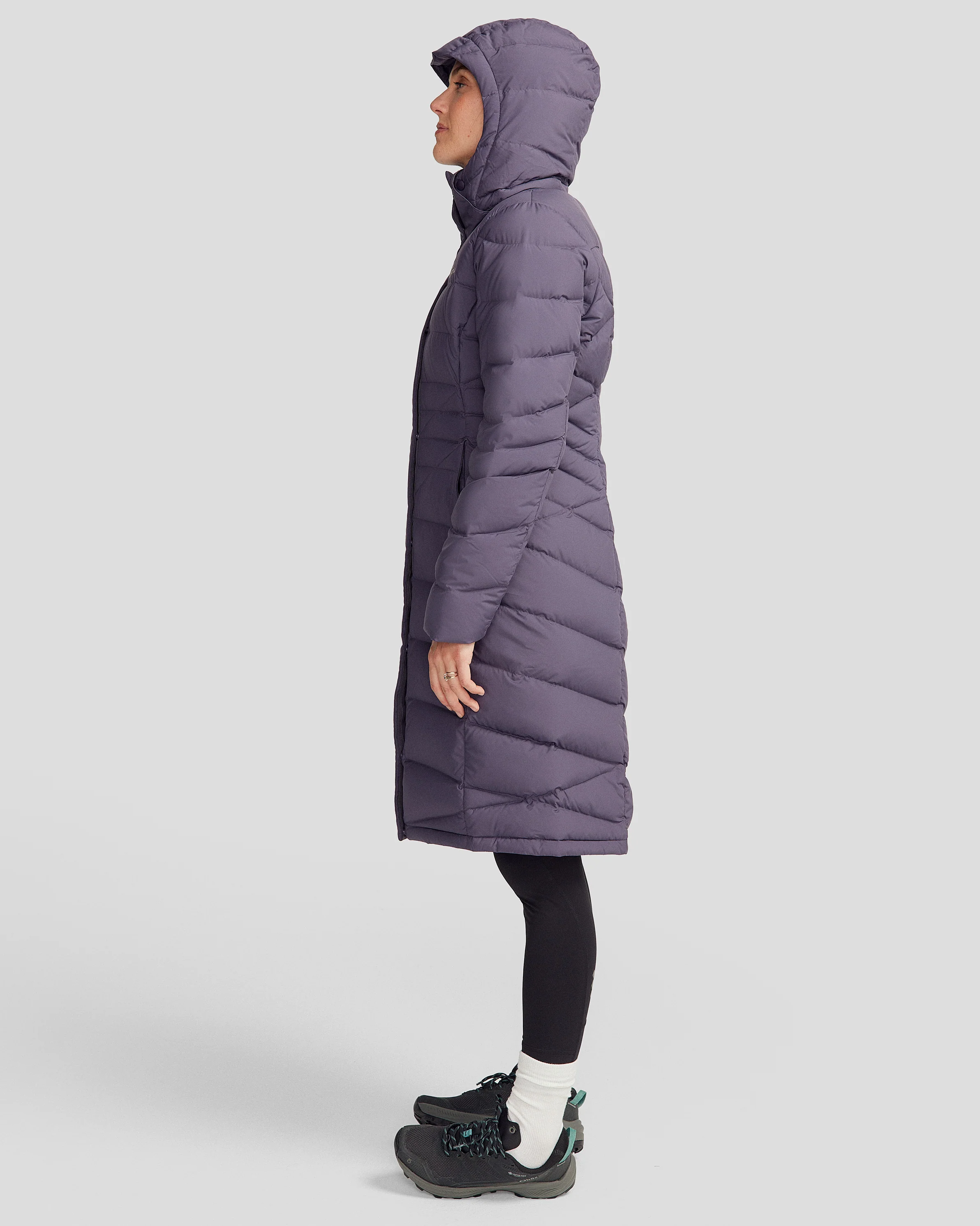 Winterburn Women's Longline Down Jacket v2 - Orbit - Image 4