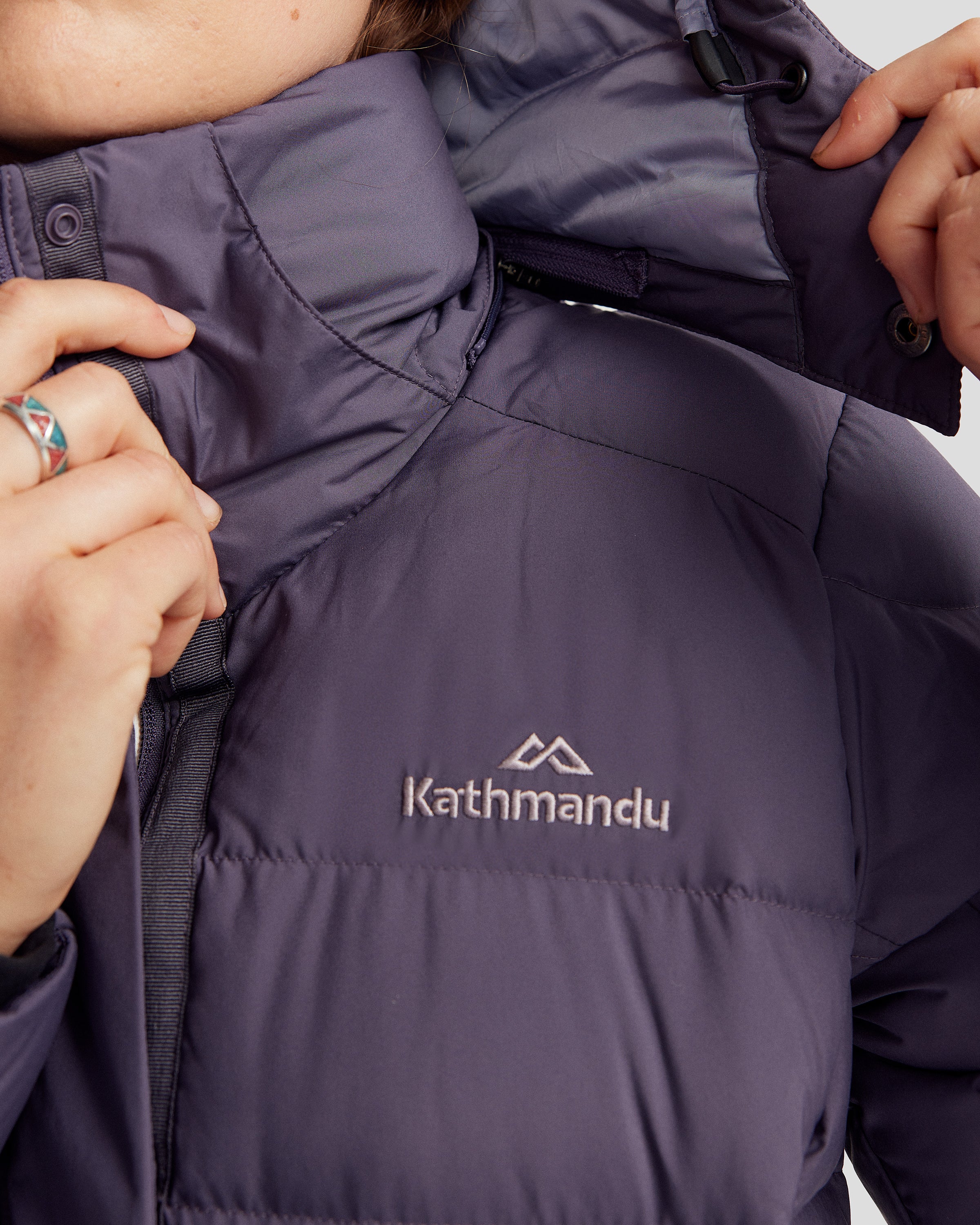 Winterburn Women's Longline Down Jacket v2 - Orbit - Image 9