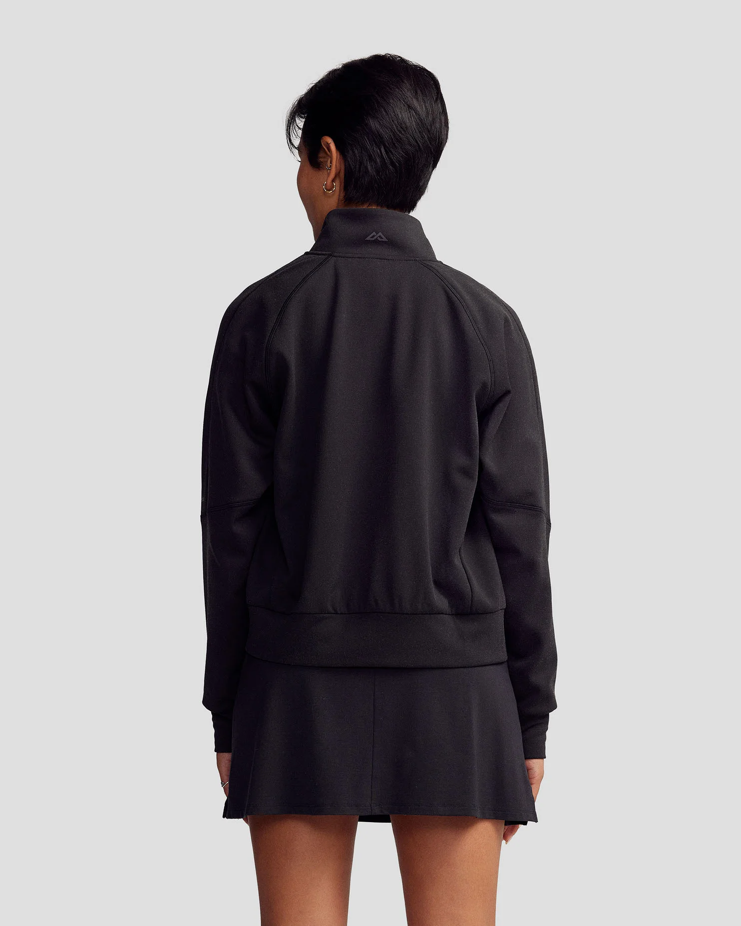 Women’s Anytime Bomber Jacket - Black Stingray - Image 7