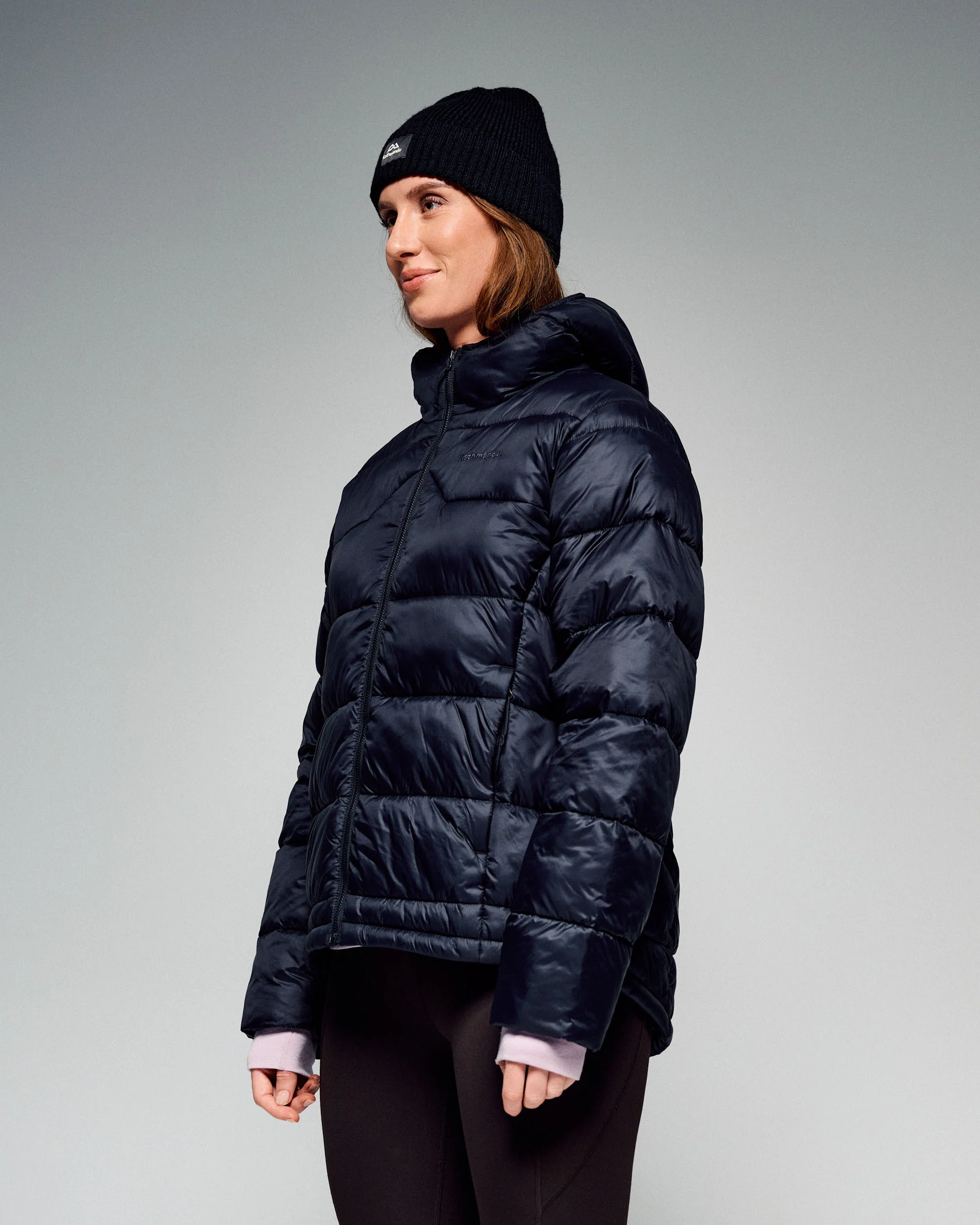 Women's Core Insulated Hooded Jacket - Black Stingray