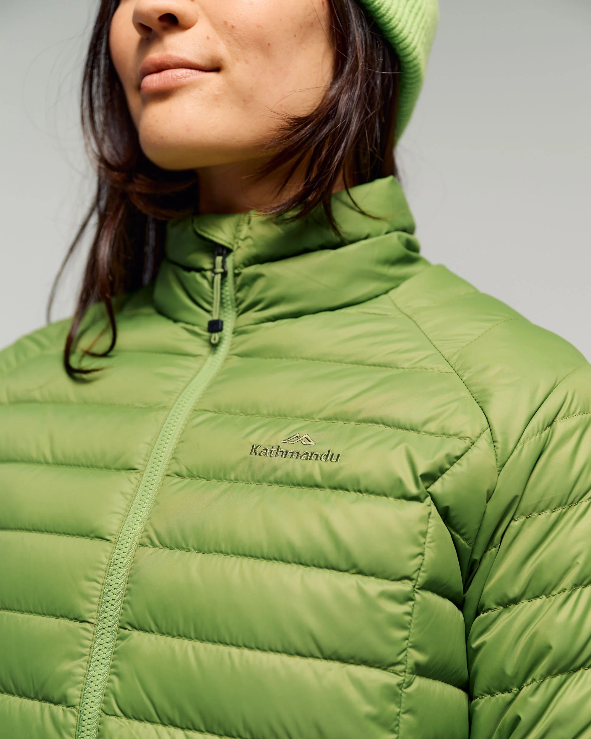 Women's Heli Down Jacket v4 - Verde - Image 5