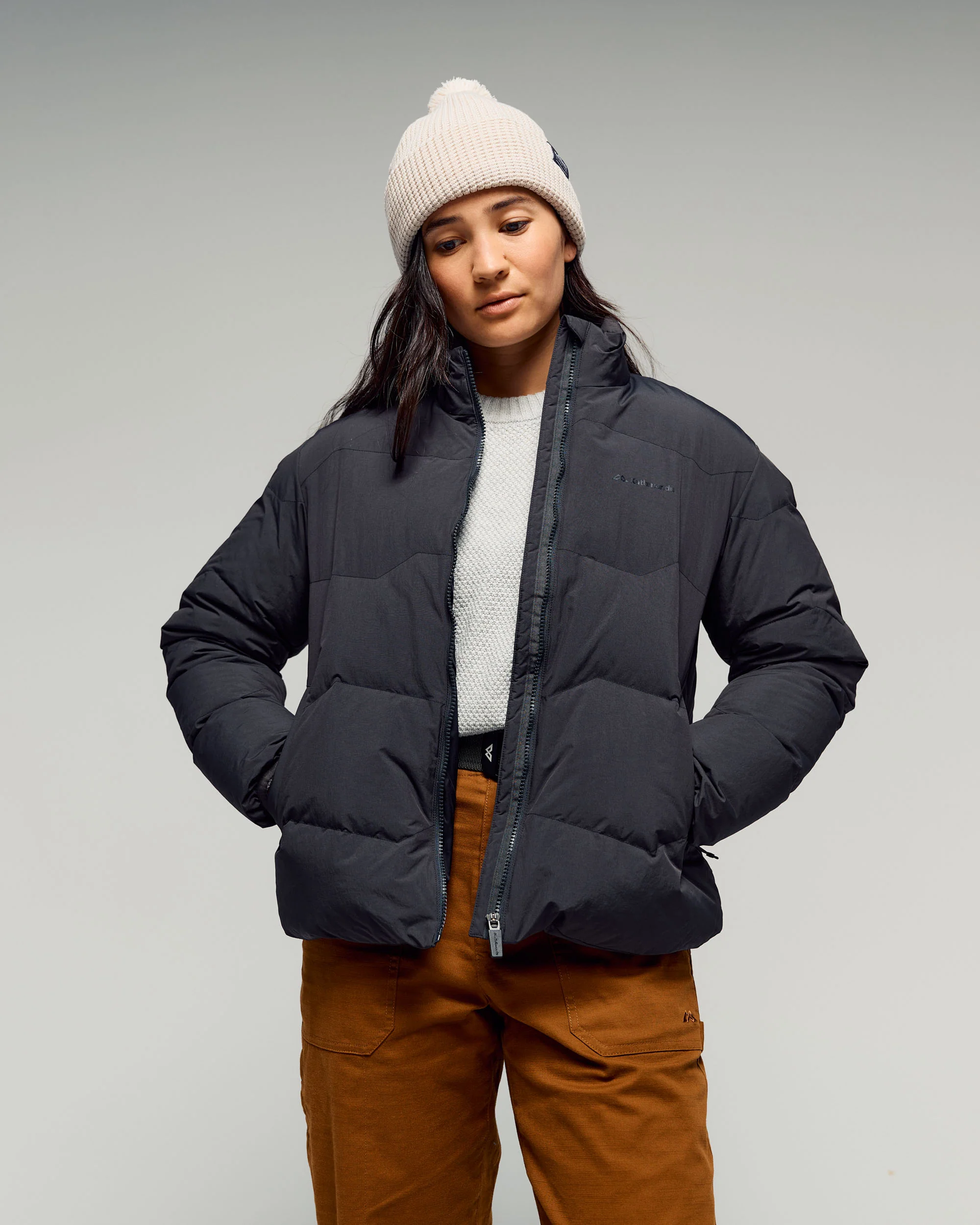 Women's Retreat Down Jacket - Washed Black
