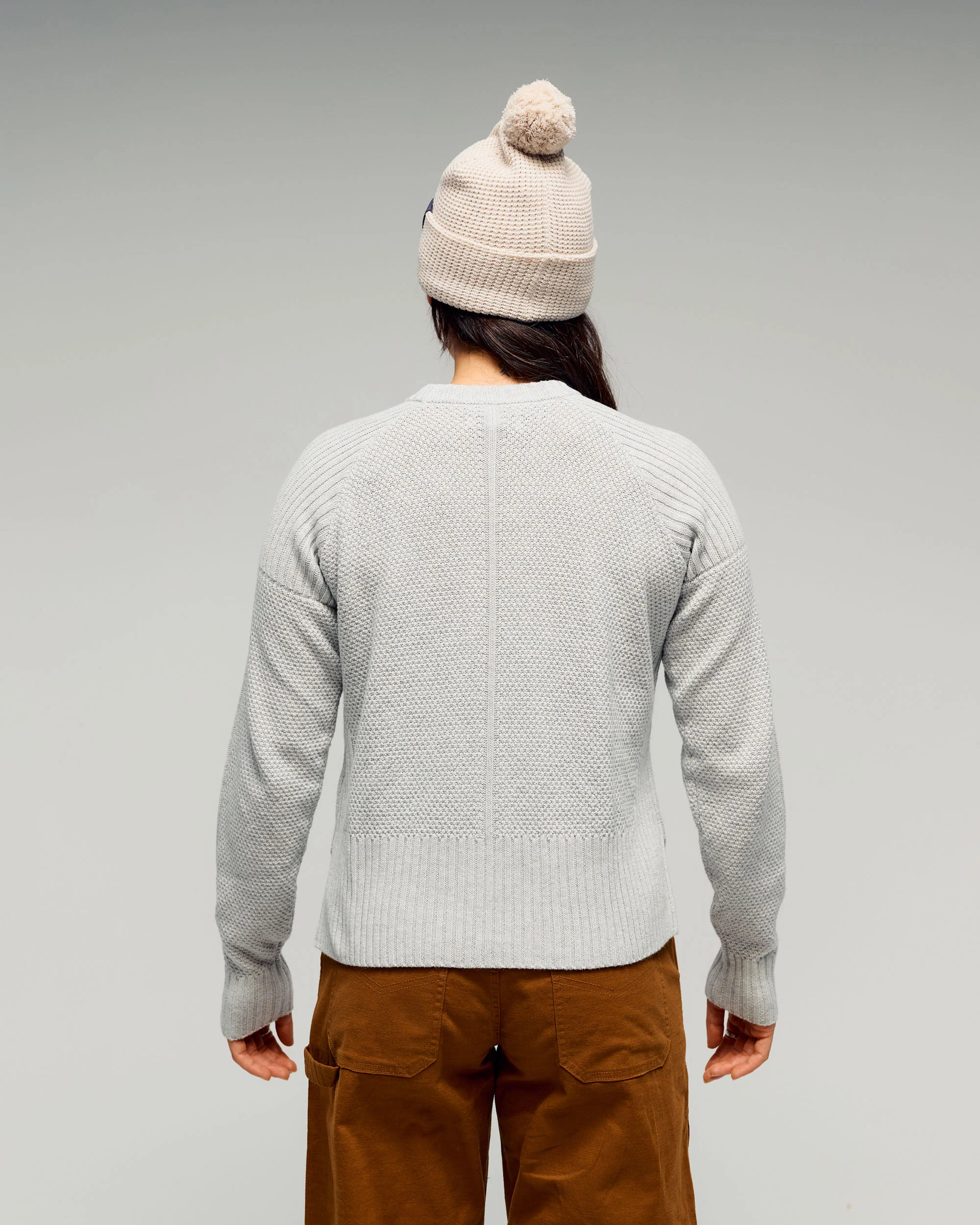 Women's Retreat Merino Blend Crew Pullover - Super Moon - Image 2