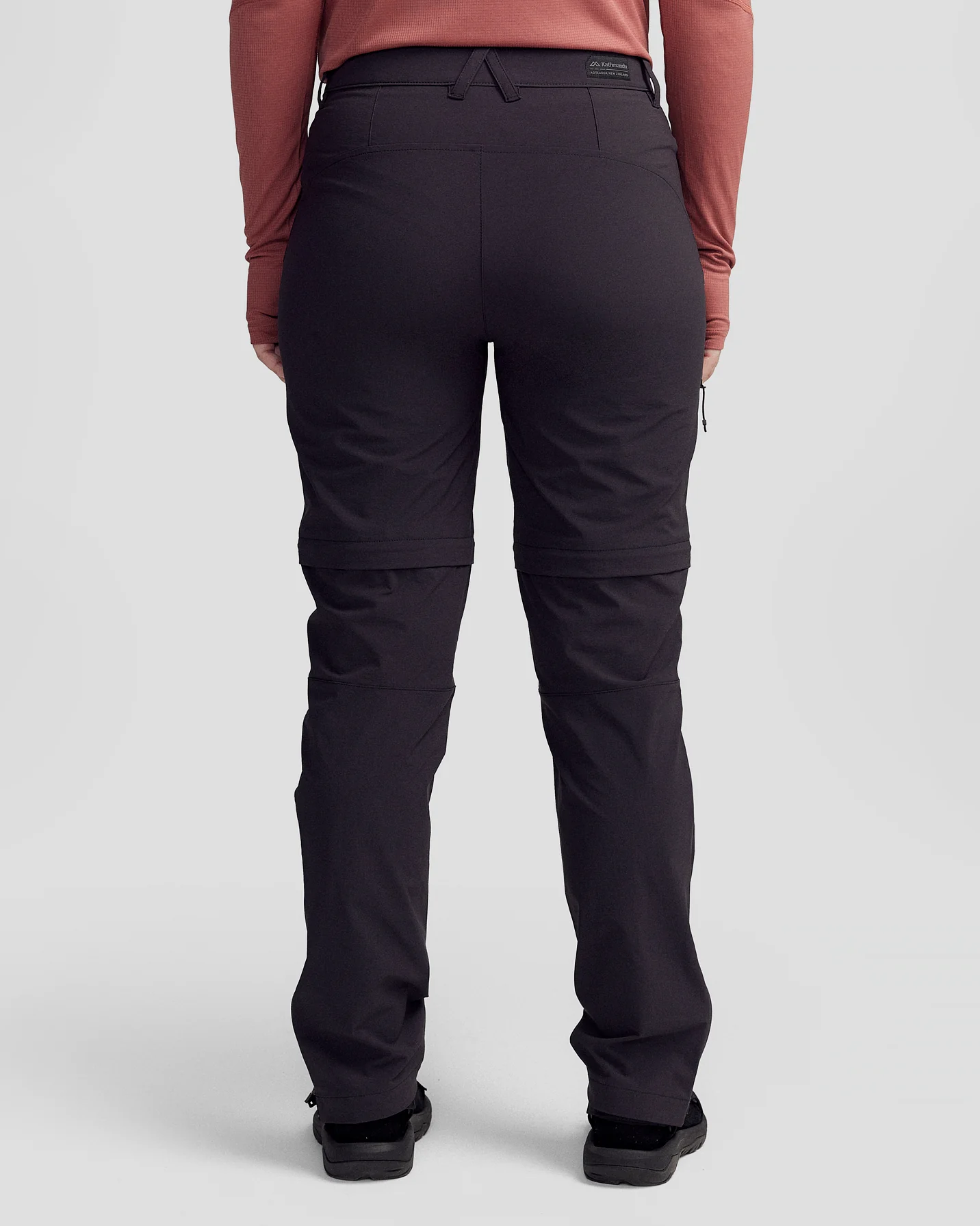 Women’s Ridge Convertible Pants - Black Stingray - Image 6