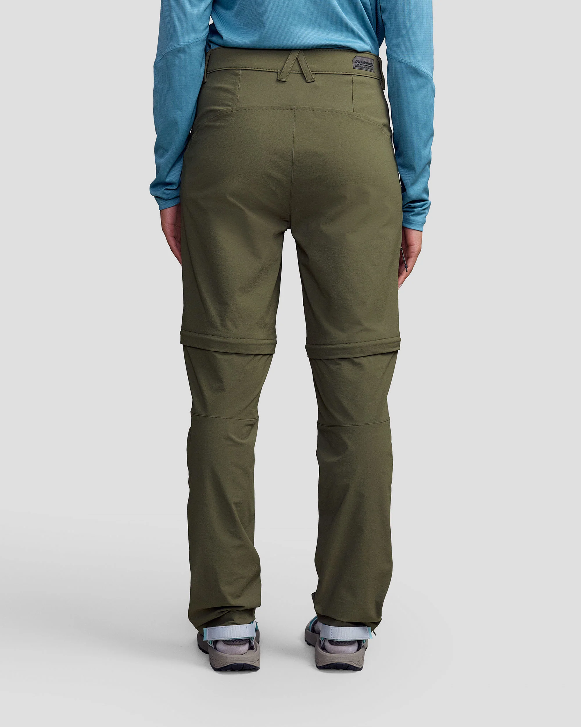 Women’s Ridge Convertible Pants - Light Moss - Image 4