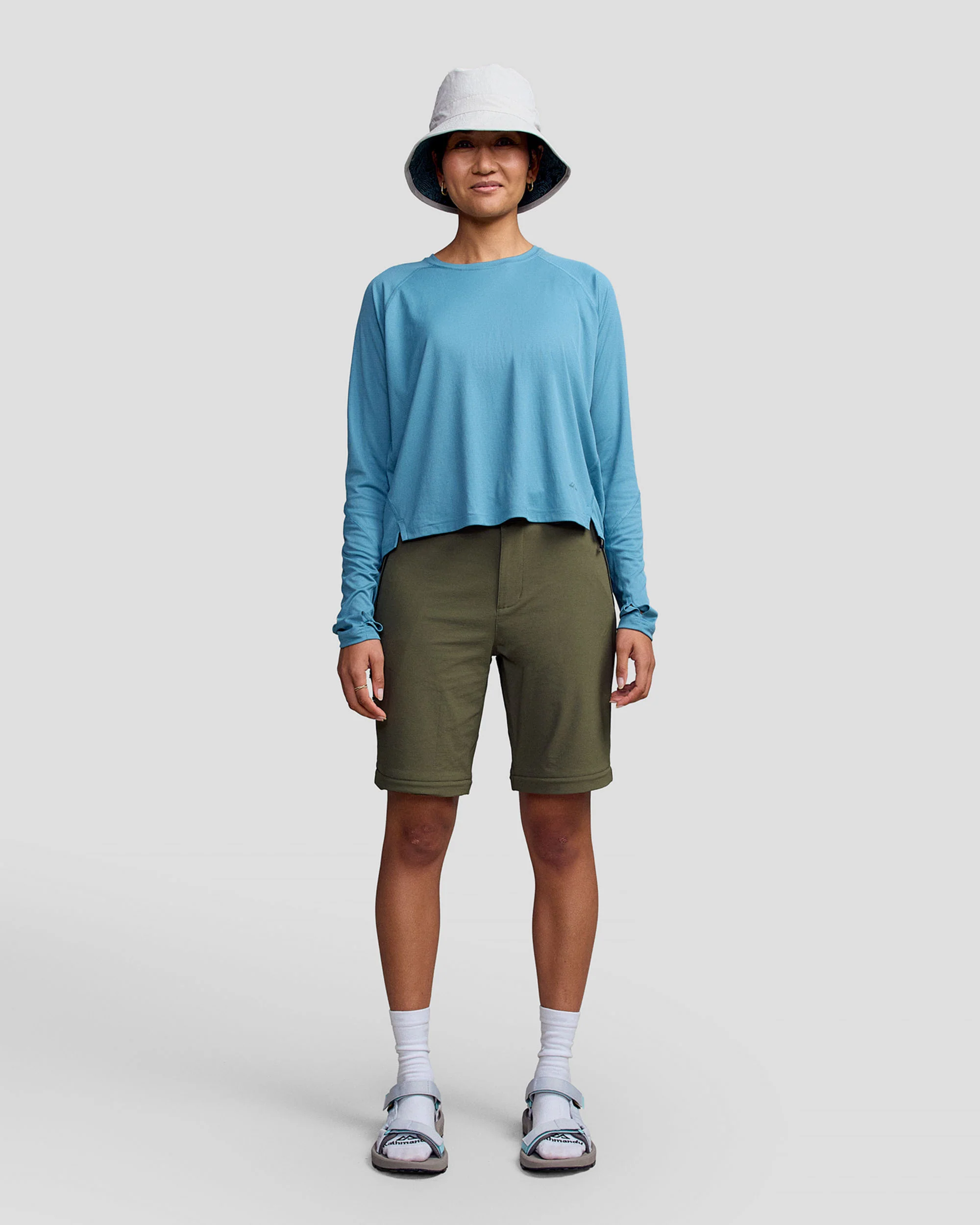 Women’s Ridge Convertible Pants - Light Moss - Image 7