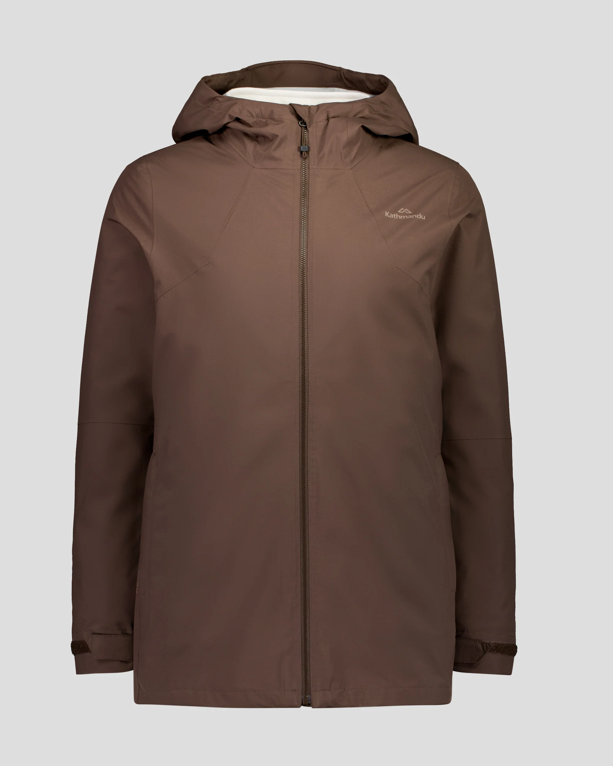 Women's Trailhead 3in1 Rain Hooded Jacket - Dark Taupe/Shroom - Image 6