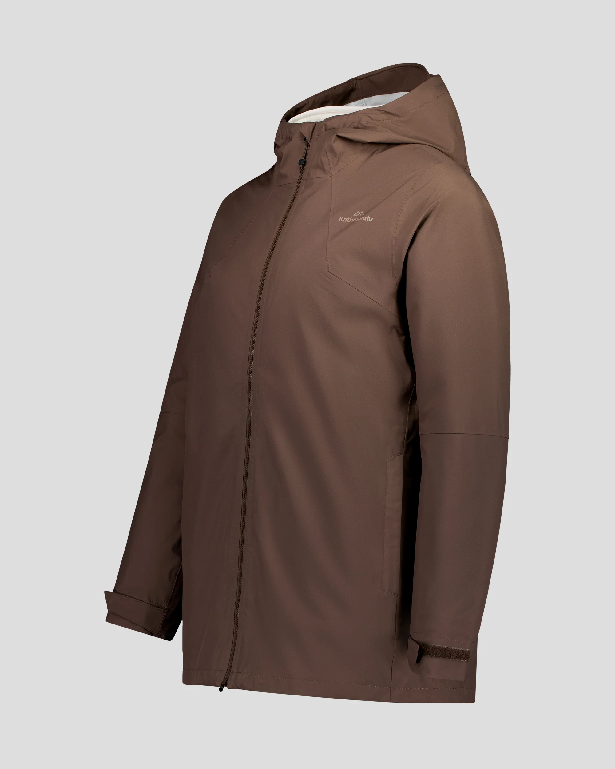 Women's Trailhead 3in1 Rain Hooded Jacket - Dark Taupe/Shroom - Image 7