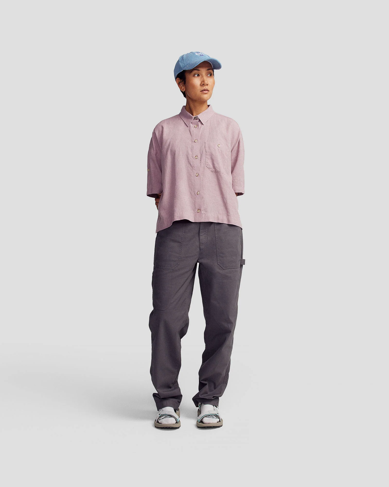 Women’s Weekend Cotton Pants  -  Shale