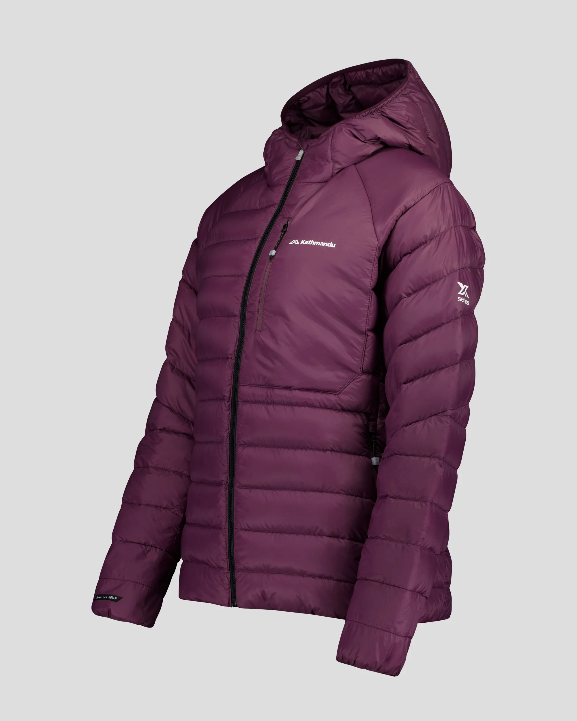 Women's XT Series Cordura LT Down Hooded Jacket - Mulberry - Image 8